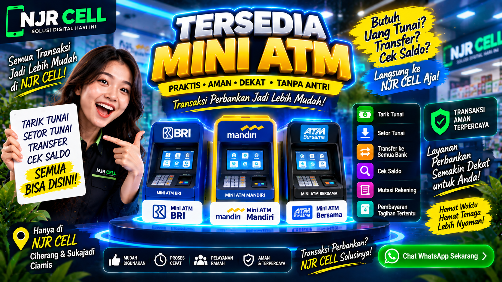 Mini ATM NJR CELL